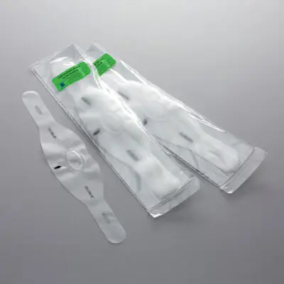 PRESTAN child CPR manikin face shields in packaging beside child manikin