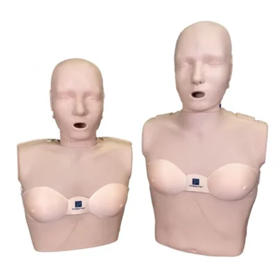 PRESTAN female chest accessory attached to professional adult CPR manikin